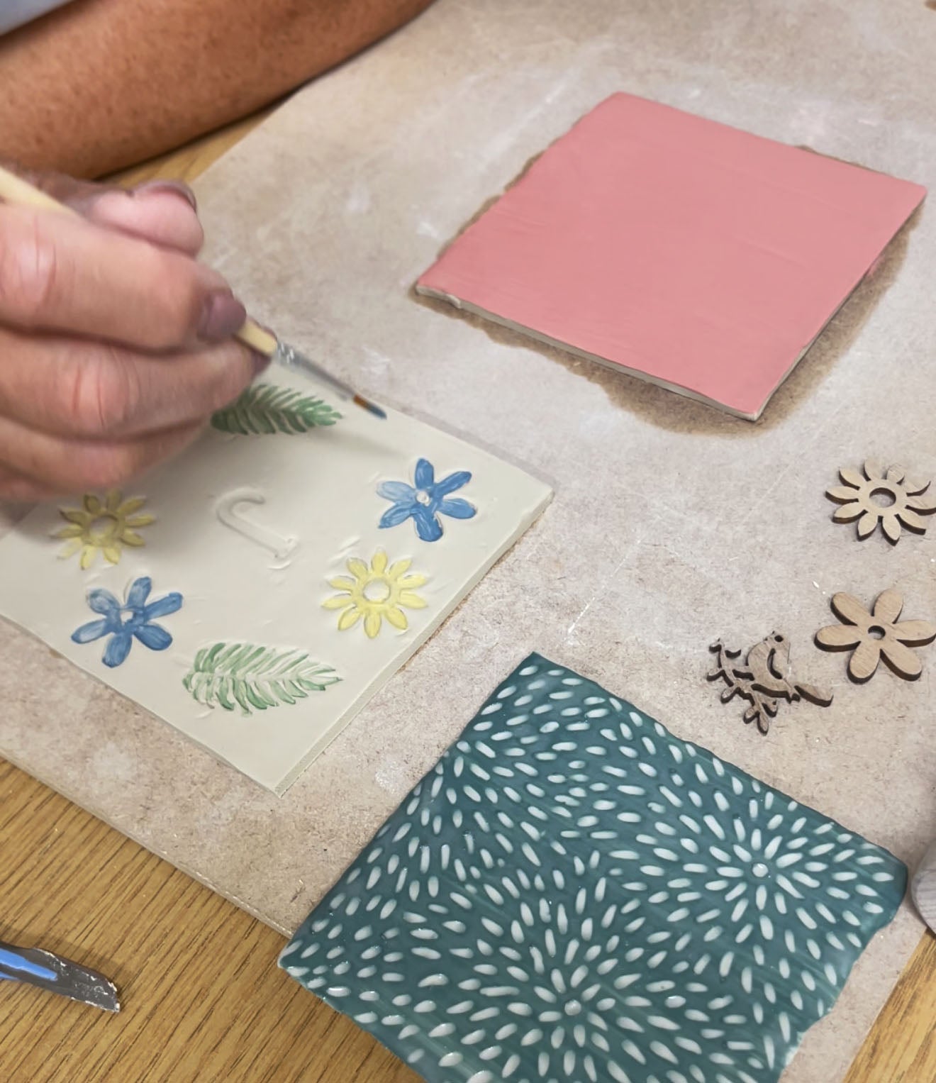 Porcelain Coaster Workshop