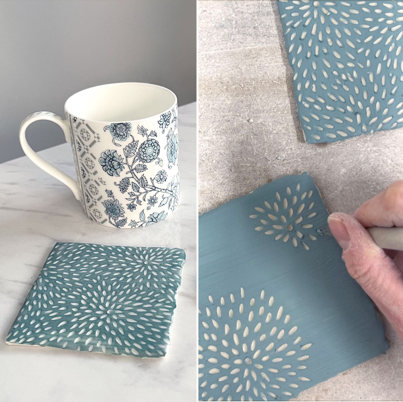 Porcelain Coaster Workshop