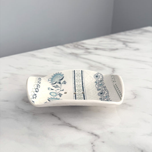 Jasmine Porcelain Soap Dish